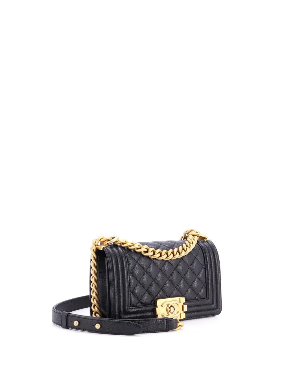 Chanel Boy Flap Bag Quilted Caviar #301818C49B